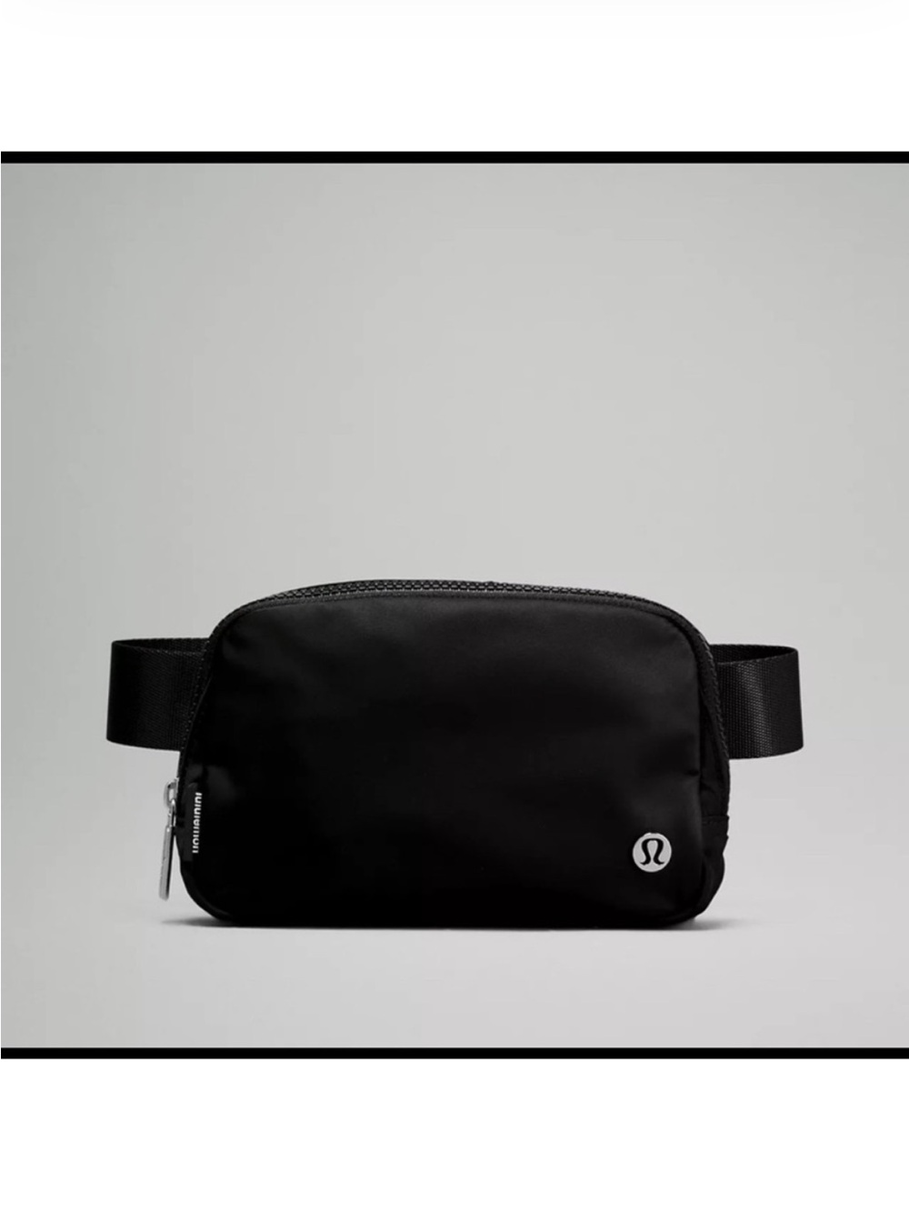 Lululemon Black Crossbody Belt Bag